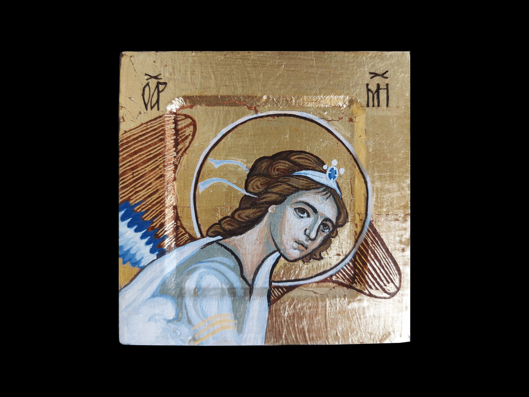 Archangel Michael, 10 x 10 cm