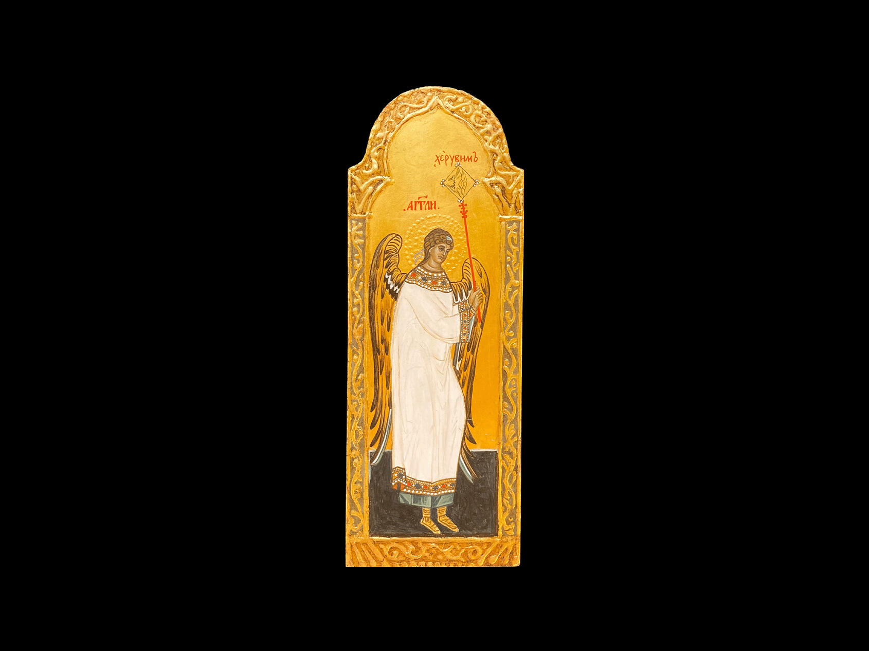 Angel in white, 11 x 30 cm