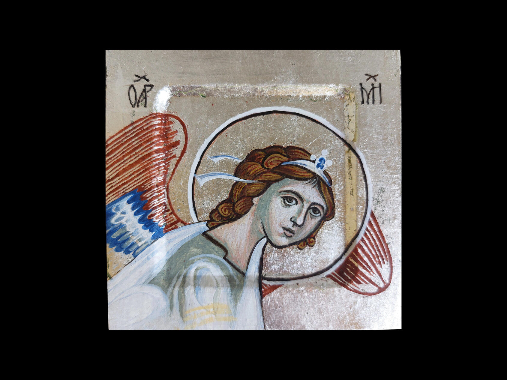 Archangel Michael, 10 x 10 cm