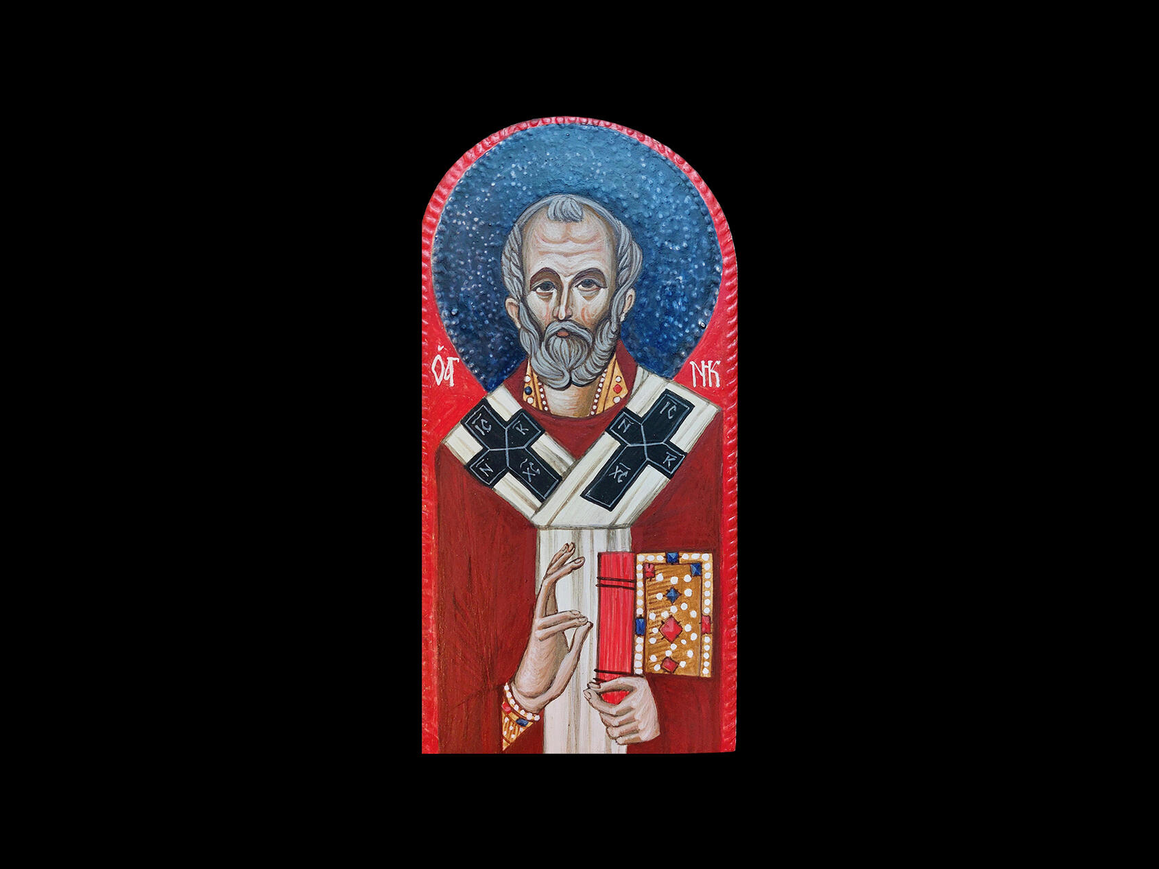 St Nicholas, 10 x 20 cm