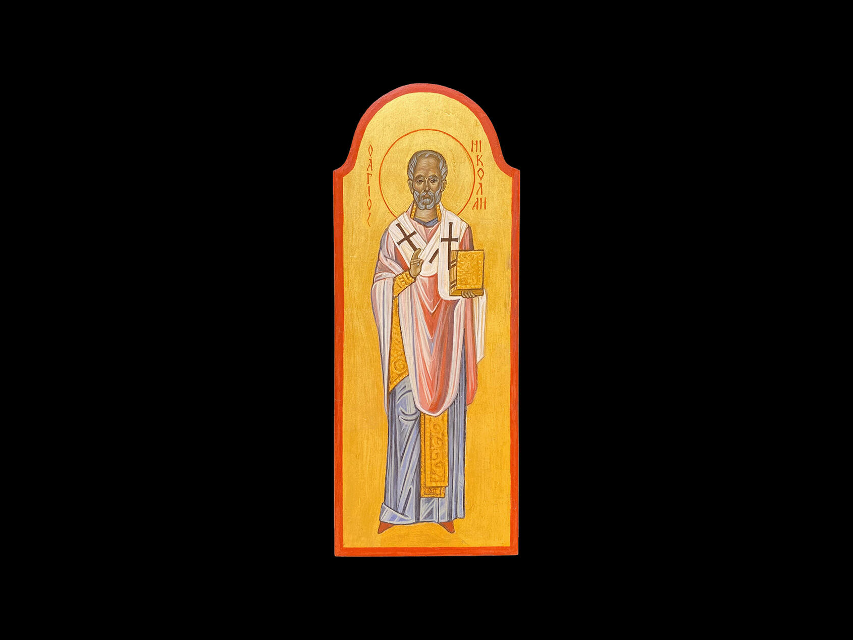 St. Nicholas, 12 x 30 cm